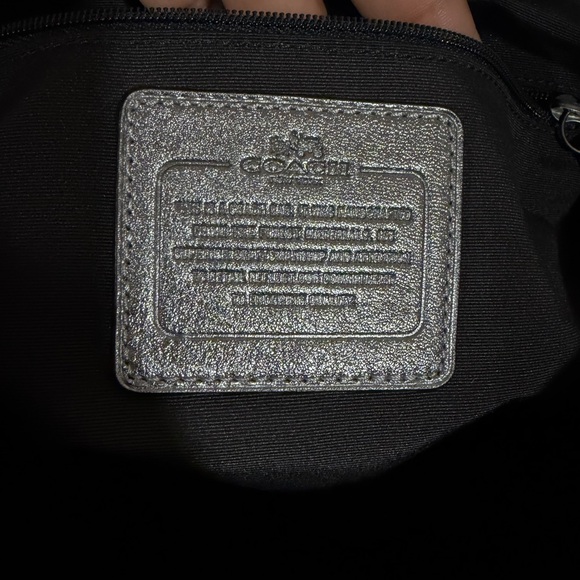 Coach Metallic Mickie Satchel w/unbranded Scarf!! - Picture 6 of 6